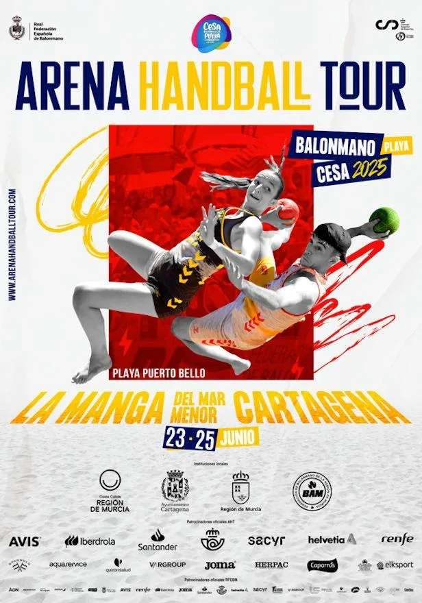 CARTEL OFICIAL DEL CESA BM PLAYA 2025 LA MANGA DEL MAR MENOR DE CARTAGENA